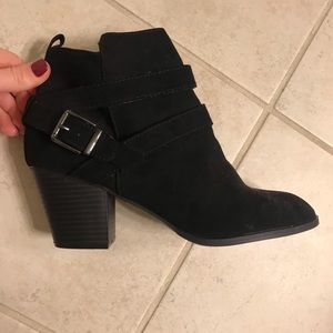 Express black booties